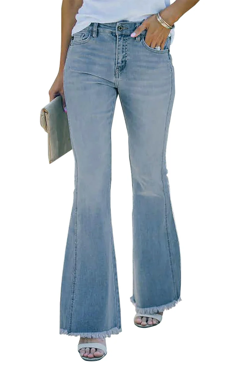 Necooer Skinny Jeans Für Damen Boyfriend-Jeans Mit Hoher Taille Und Lockerer Passform XL D-hellblau,