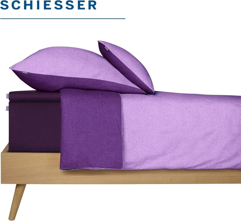 Schiesser Boxspringbett Spannbettlaken Flexi aus 95% gekämmter Baumwolle und 5% Elasthan für maximal