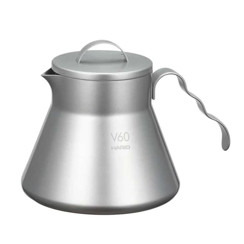 HARIO O-VCSM-50-HSV V60 Metall-Kaffeeheber, 500 ml, Silber, hergestellt in China Server, Server