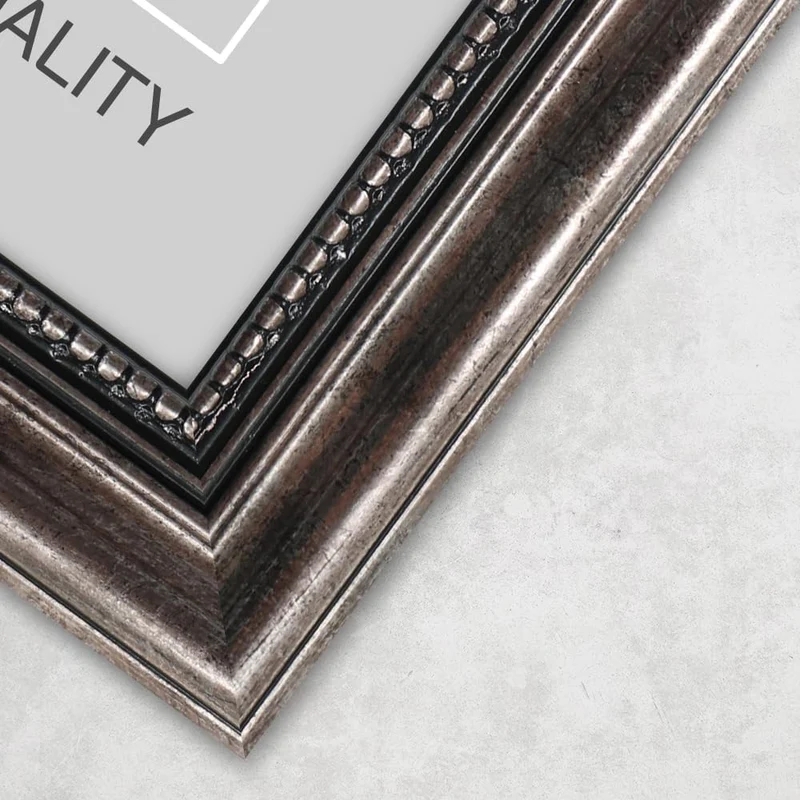 Mende Frames Bilderrahmen Antik 42x60cm DIN A2 I Farbe: Metall I Holzbilderrahmen I Fotorahmen I Bar