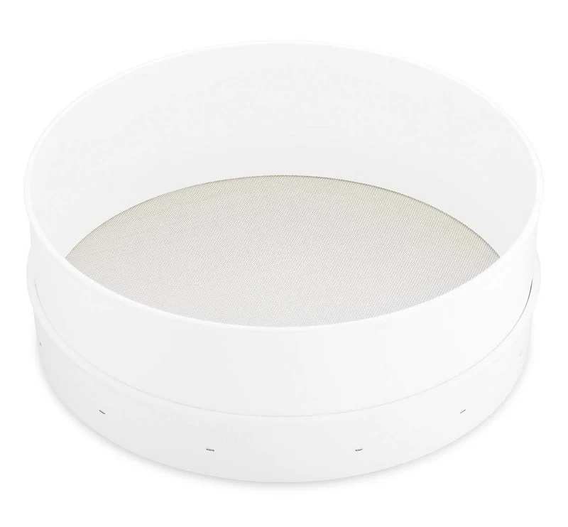 thermohauser Grosses Kunststoffsieb aus Edelstahl und Kunststoff ABS, Durchm. 30,5 cm, Maschenweite