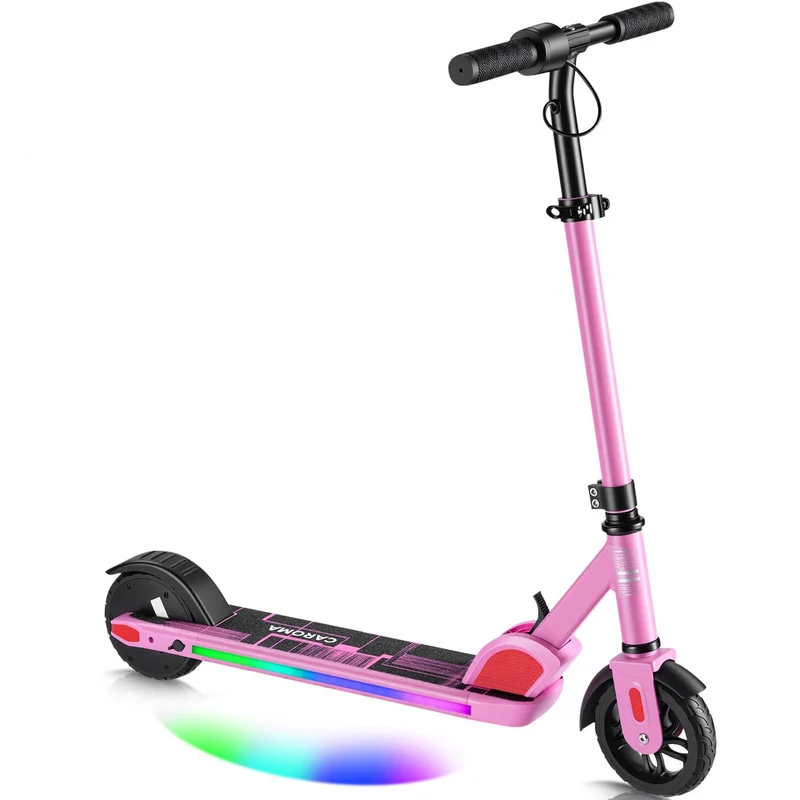 Caroma E Scooter Kinder von 6-14 Jahren, 180W Motor, 16 km/h, E Roller Kinder, Einstellbare Geschwin