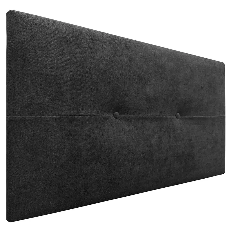 DHOME Kopfteil aus Kunstleder oder Stoff AQUALINE Pro Kopfteil Polsterkopfteil Luxusbett (Stoff Schw