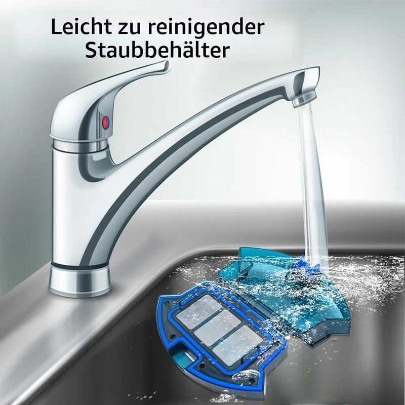 Ytaland Ersatz Staubbox Staubbehälter Box Reinigungswerkzeug für Eufy RoboVac 11S, 15C, 30, 30C, 35C