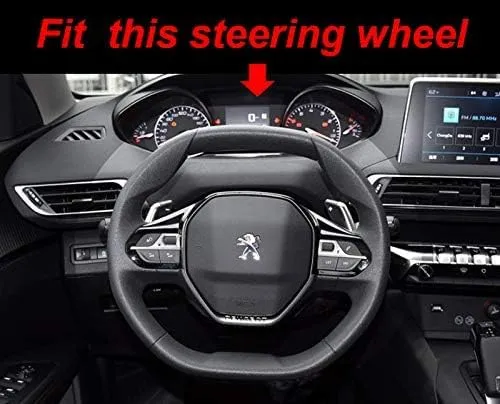 Mayco Bell Mikrofaser Leder Auto Lenkradbezug Fit für Peugeot 206 207 208 2016-2019 508 208 2019 e-2
