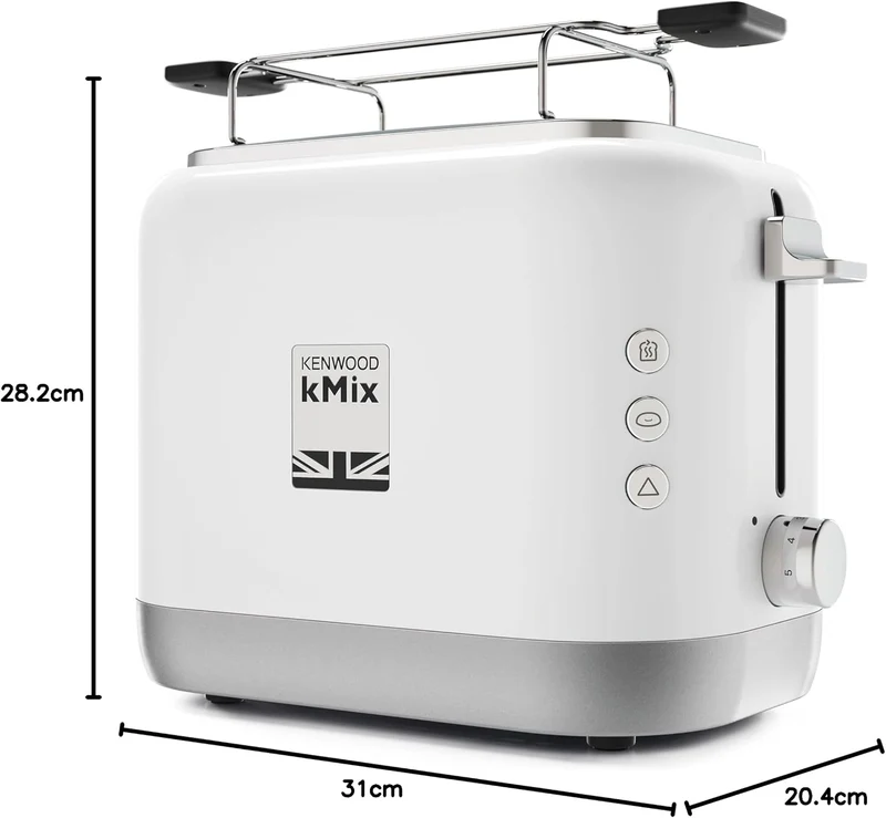 KENWOOD TCX751WH kMix Toaster - 2 Steckplätze - 900 W - Weiss, Weiss