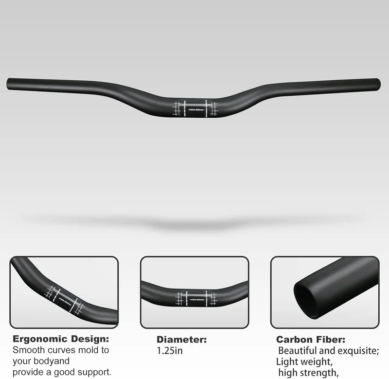 RXL SL riser Lenker mountainbike 31.8mm mountainbike Lenker UD Matt carbon downhill Lenker 660mm kei