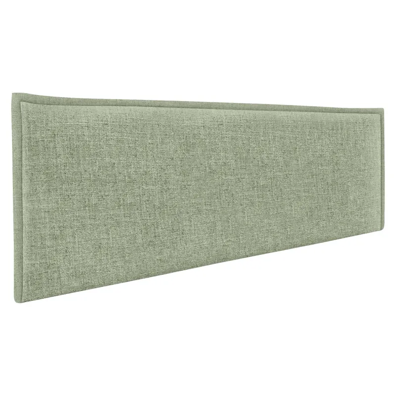DHOME Plain Natural Leinen Kopfteil mit Einfassung gepolstertes Kopfteil Bett Modernes Schlafzimmer