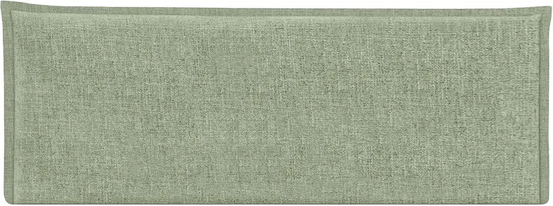 DHOME Plain Natural Leinen Kopfteil mit Einfassung gepolstertes Kopfteil Bett Modernes Schlafzimmer