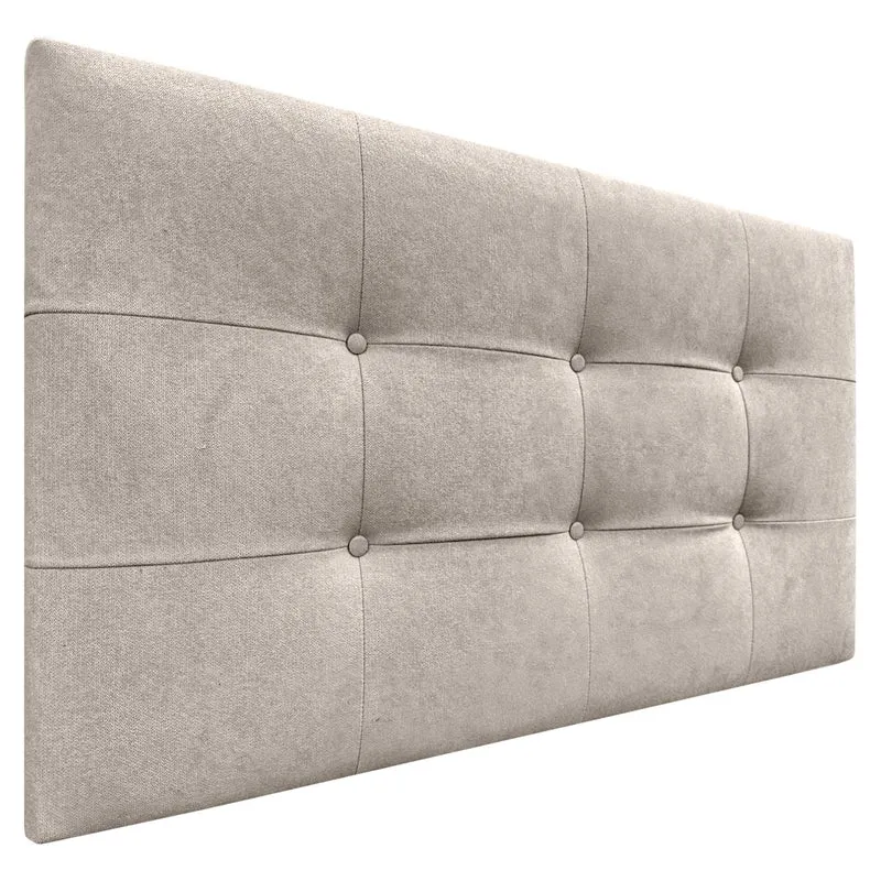 DHOME Kopfteil, gepolstertes Bett Kopfteil 8cm dick. Gepolstertes Kopfteil ACUALINE Stoff und Kunstl