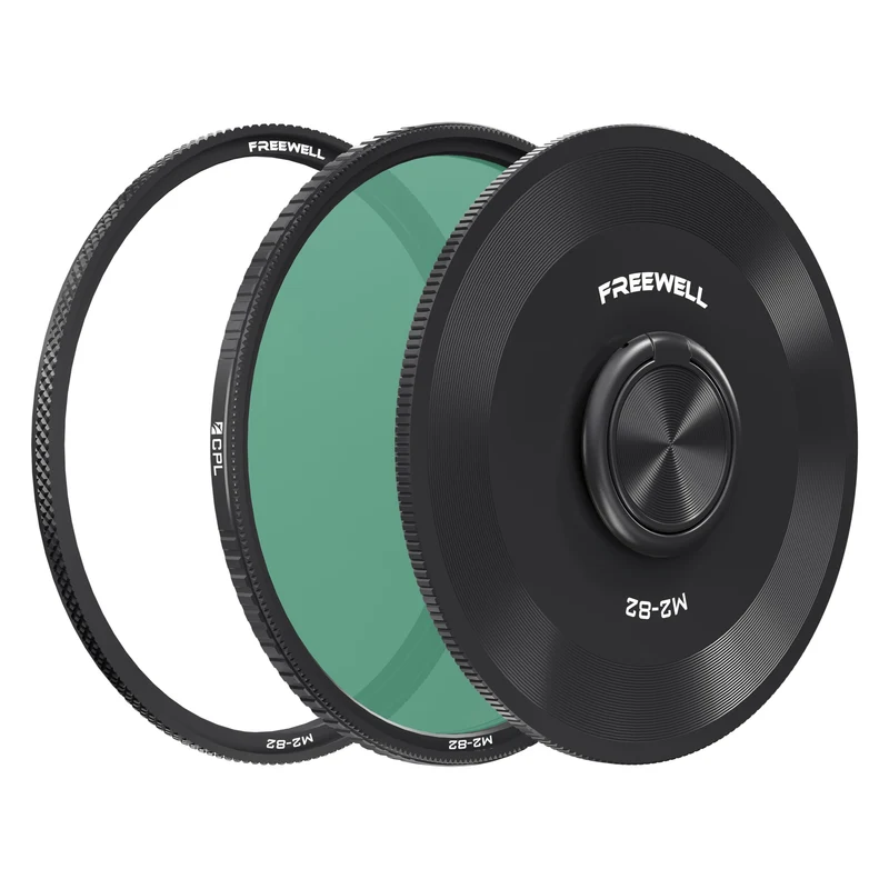 Freewell 82 mm Zirkular-Polarisator (CP) Kamerafilter, kompatibel mit der M2-Serie 82MM CPL, 82MM CP