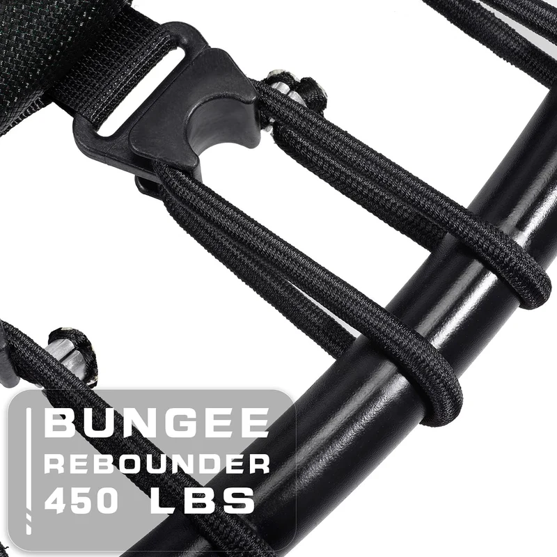 DARCHEN Krtpm Fitness Trampolin Einheitsgrösse 550F - Rosarot - mit Spanngummi-Abdeckung, Einheitsgr