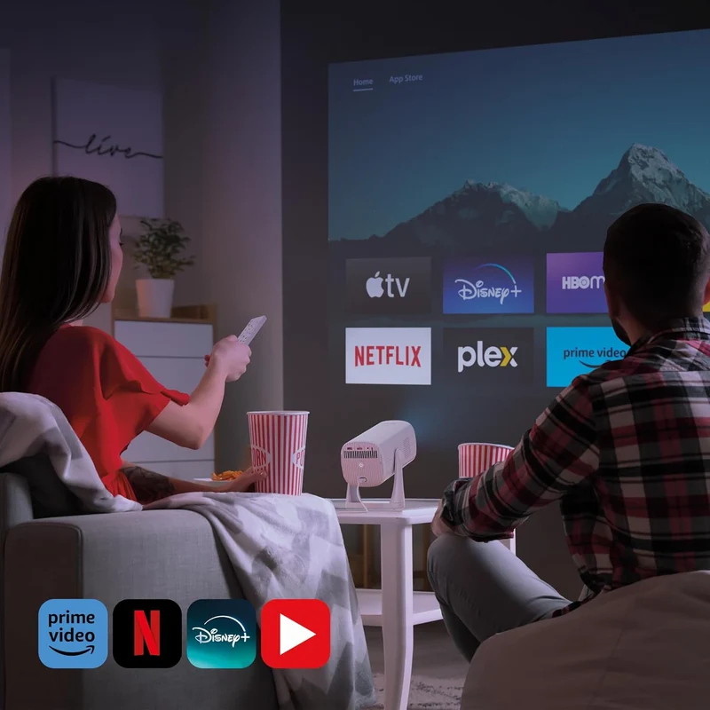 NPX230 Philips, Neopix 230Smart, Heimkinoprojektor, Verschiedene Bildkorrekturoptionen, Full HD 1080