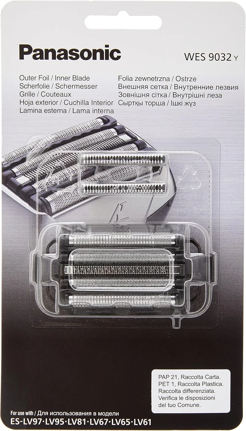 Panasonic Deutschland WES9015Y1361 Combo Pack & WES9032Y1361 Combopack, Messer plus Folie Bundle mit