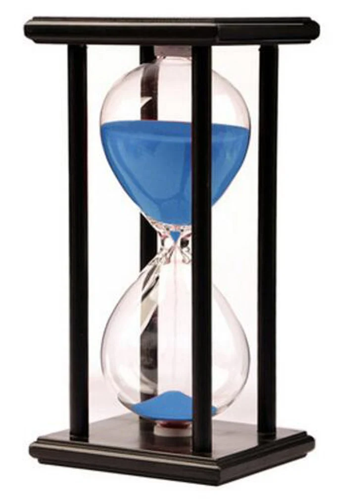 Lodunsyr Sanduhr 45 Minuten Timer Sanduhr für Ornament Weihnachten Neujahr Geburtstag Tee Kaffee Tab