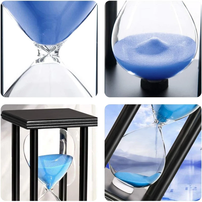 Lodunsyr Sanduhr 45 Minuten Timer Sanduhr für Ornament Weihnachten Neujahr Geburtstag Tee Kaffee Tab
