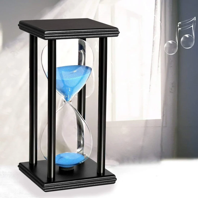 Lodunsyr Sanduhr 45 Minuten Timer Sanduhr für Ornament Weihnachten Neujahr Geburtstag Tee Kaffee Tab