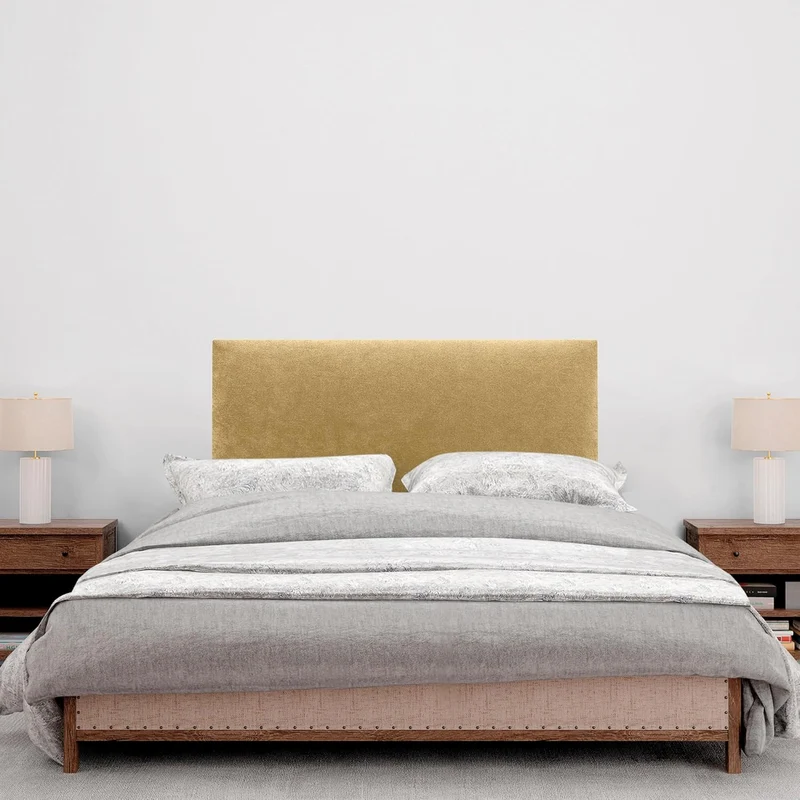 DHOME Kopfteil aus Kunstleder oder Stoff AQUALINE Glatt mit Beinen Kopfteil gepolstert Luxusbett Kop