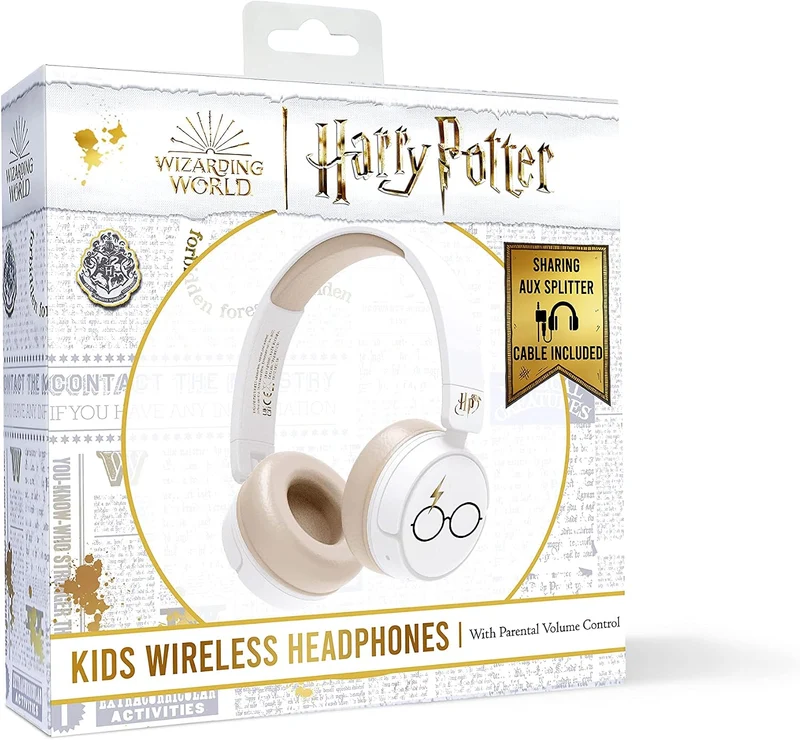 OTL Technologies HP0990 Harry Potter Kinder-Kopfhörer, kabellos, cremefarben, Einheitsgrösse