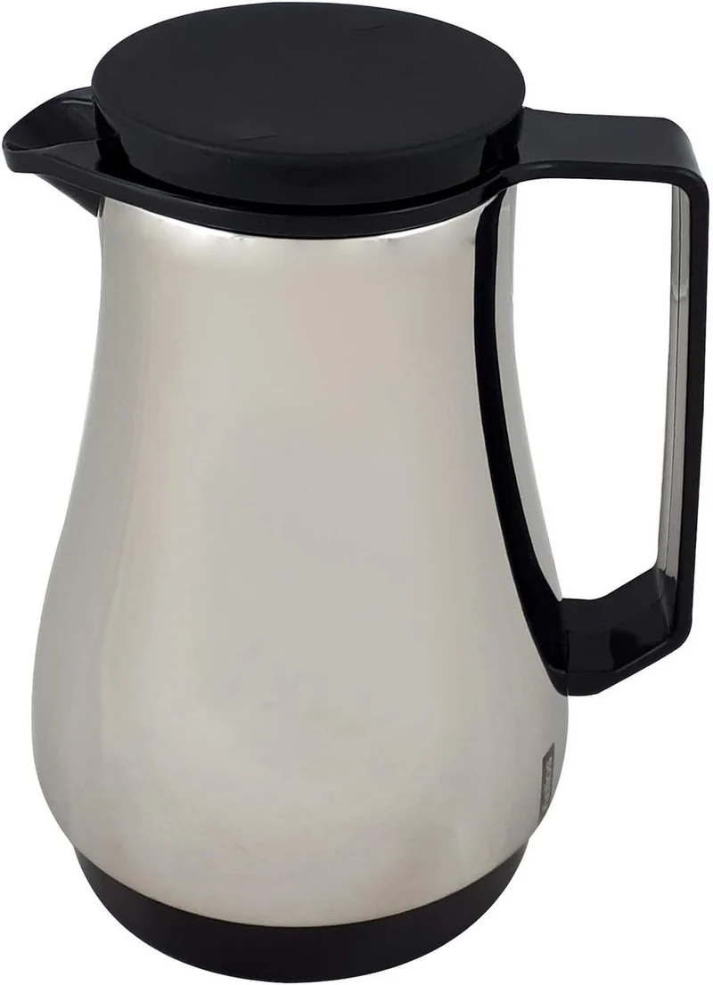 Helios Champion Isolierkanne, Kunststoff, schwarz, 0,6 Liter 0,6 Liter Schwarz, 0,6 Liter Schwarz