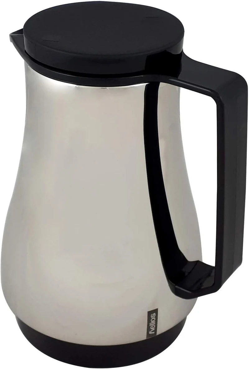 Helios Champion Isolierkanne, Kunststoff, schwarz, 0,6 Liter 0,6 Liter Schwarz, 0,6 Liter Schwarz