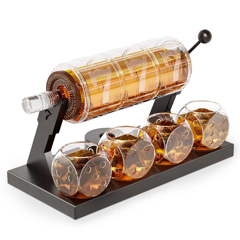 Kollea Whiskey Dekanter Sets für Männer, einzigartige Jahrestag Geburtstag Geschenkideen für ihn Ehe