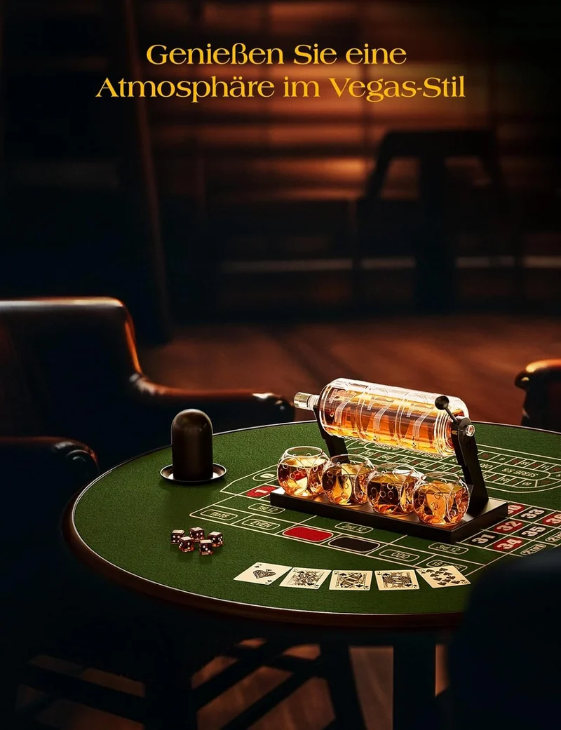 Kollea Whiskey Dekanter Sets für Männer, einzigartige Jahrestag Geburtstag Geschenkideen für ihn Ehe