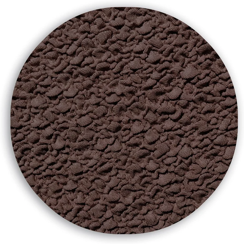 Milica Bezug für Ecksofa, aus anpassbarem Butan-Stoff, extra gross (bis zu 600 cm), Farbe 07 braun 0