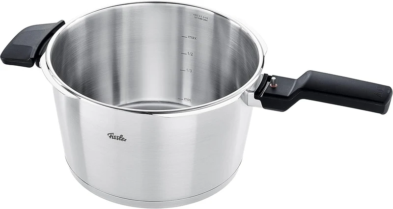 Fissler Vitaquick Premium / Schnellkochtopf (6 L, Ø 22 cm) Edelstahl-Dampfkochtopf, 2-Garstufen, Mad