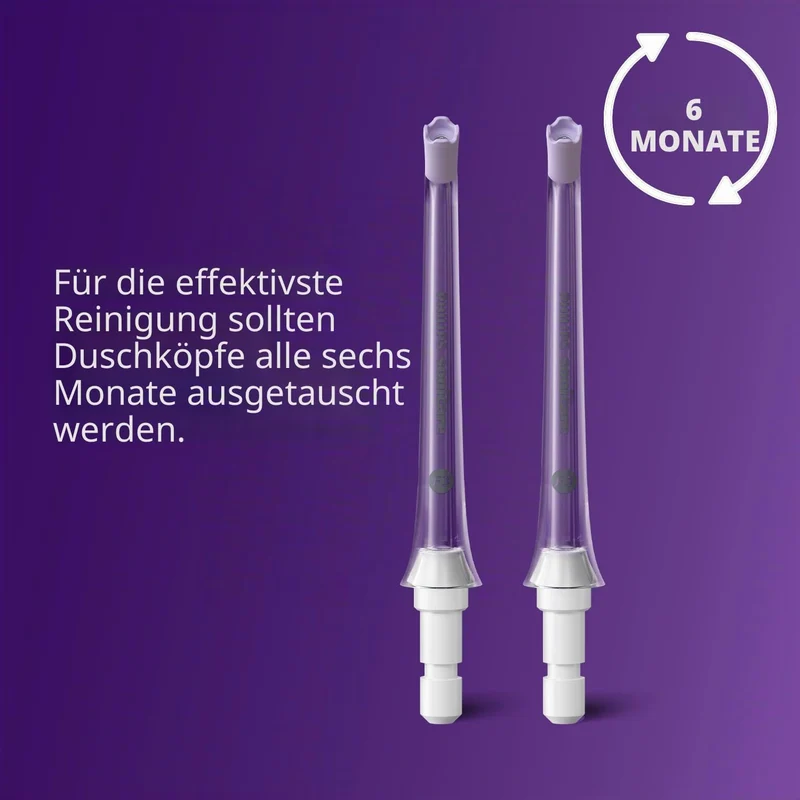 Philips Sonicare Quad Stream-Düse F3 für Mundduschen, Doppelpack – Mundwasser Flosser für die Verwen