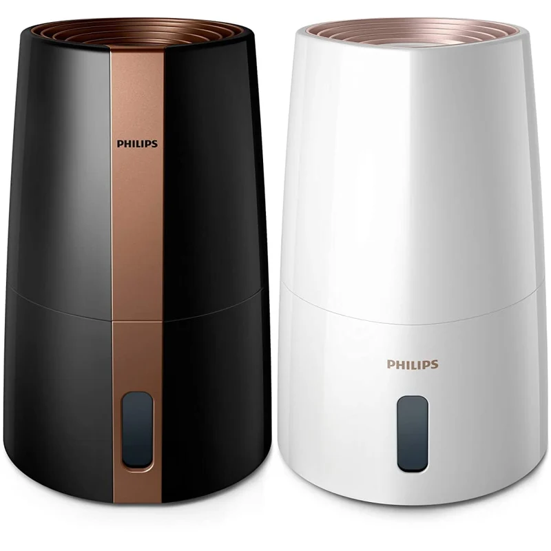 Philips Luftbefeuchter 3000 Serie HU3918/10, schwarz & Series 3000 Luftbefeuchter für Räume bis 45 m