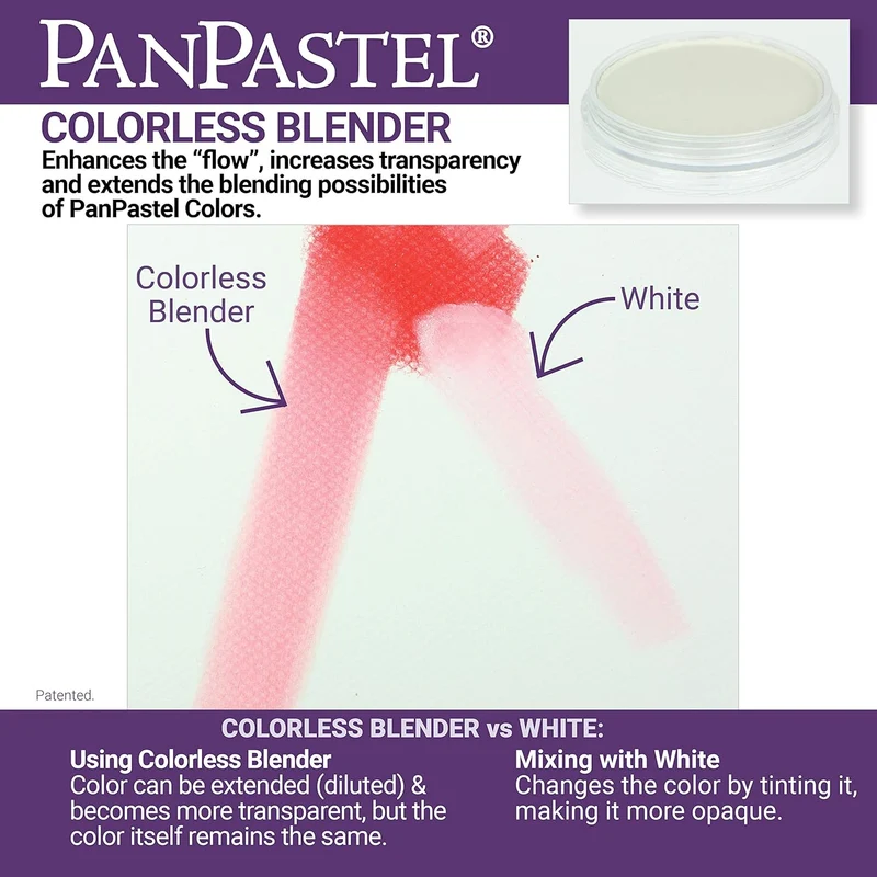 Colorfin PanPastel Ultra Soft Künstlerpastell-Set, 9 ml, 5 kg, Perlmutt