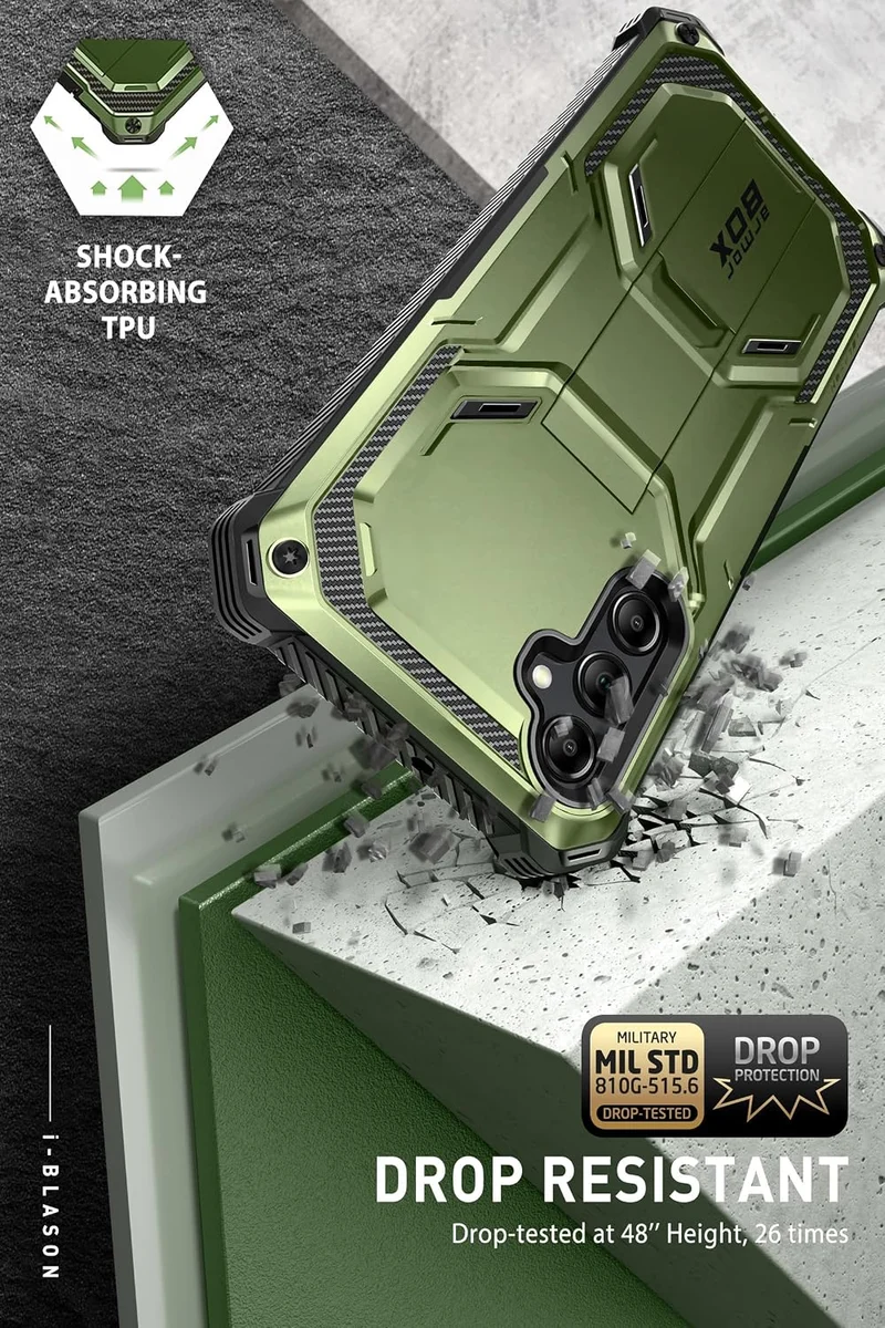 i-Blason Armorbox Hülle für Samsung Galaxy S23 FE (2023) Outdoor Handyhülle Bumper Case 360 Grad Sch