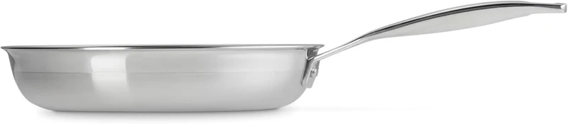 Le Creuset Unbeschichtete Bratpfanne aus 3-ply Edelstahl, Ø 24 cm, 96200224001100 24 cm Unbeschichte