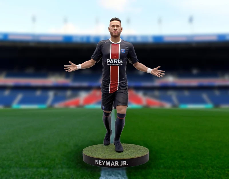 SoccerStarz Fussbälle Finest – Paris Saint-Germain (Neymar Jr), Kunstharz-Statue, 60 cm