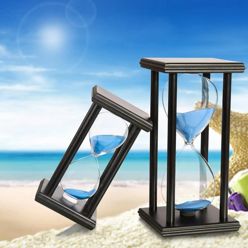 Lodunsyr Sanduhr 30 Minuten Timer Sanduhr für Ornament Weihnachten Neujahr Geburtstag Tee Kaffee Tab