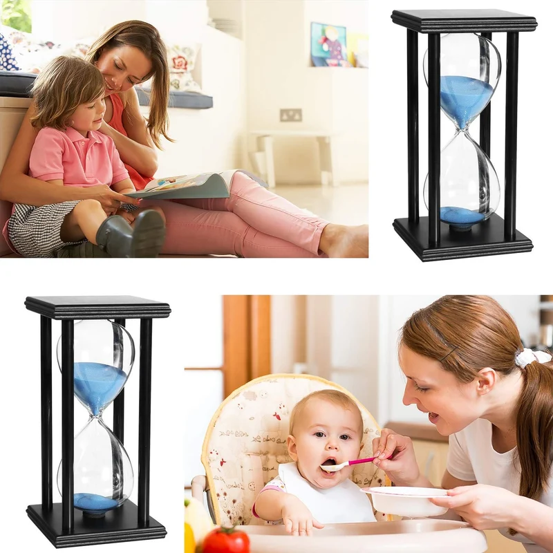 Lodunsyr Sanduhr 30 Minuten Timer Sanduhr für Ornament Weihnachten Neujahr Geburtstag Tee Kaffee Tab