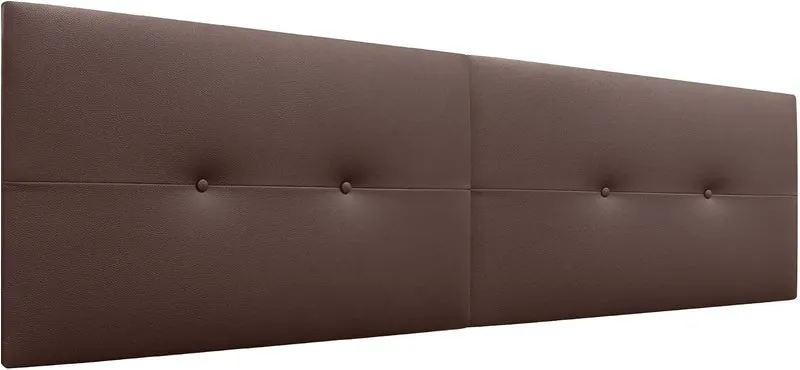 DHOME Kunstleder oder Stoff Kopfteil Acualine Pro DUAL geteilt in 2 Teile High-End gepolstertes Kopf