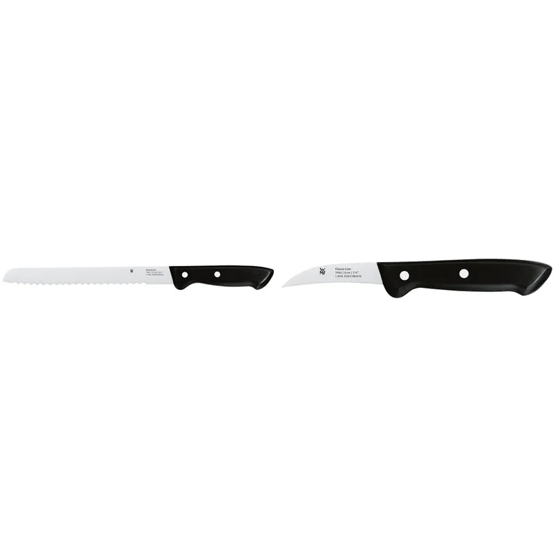 WMF Classic Line Brotmesser Wellenschliff 34 cm, Brötchenmesser, Spezialklingenstahl & Classic Line