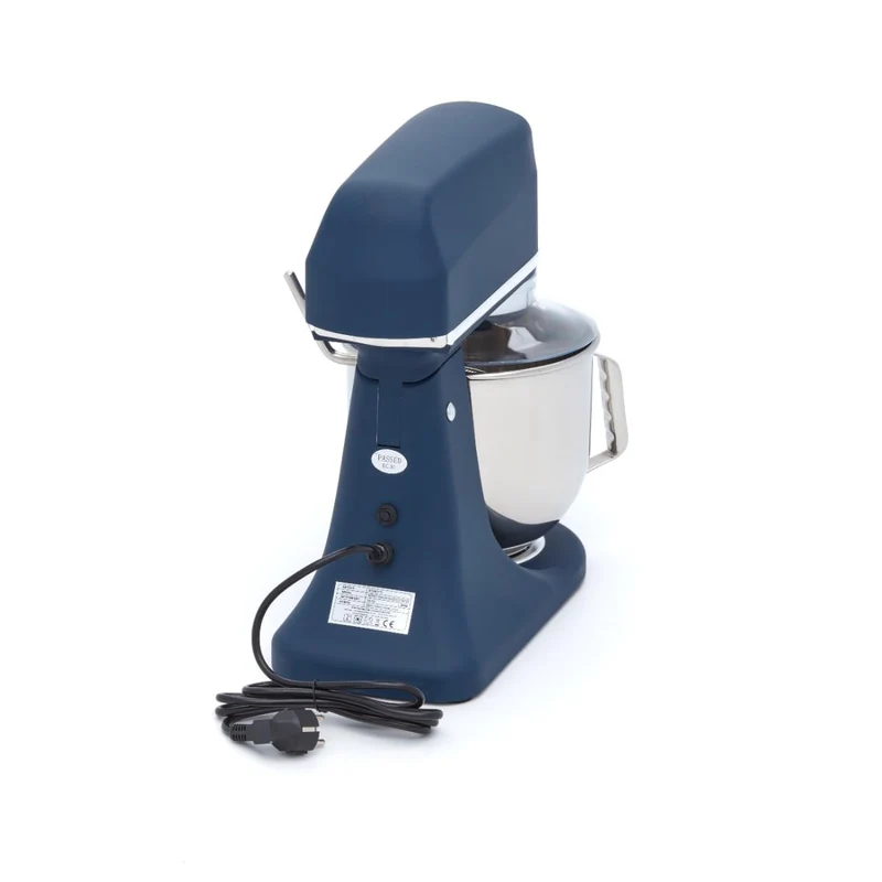 Maxima Gastro Planetenmischer - 7 l - Bis zu 2 kg Teig - Stahlblau Matt
