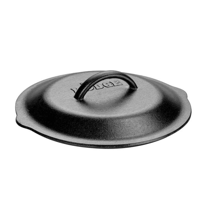 Lodge Cookware Cover L6SC3 Kochgeschirr-Abdeckung, Gusseisen, schwarz 9 Inch, 9 Inch