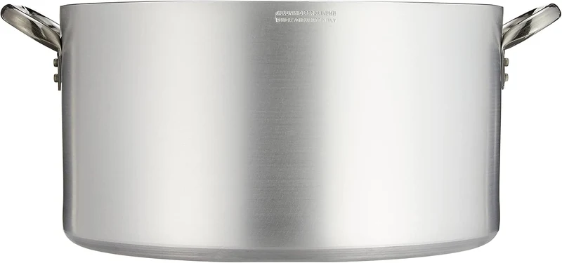 Pentole Agnelli ALMR110436 Hochstrahlender zylindrischer Auflauf, professionelles Aluminium 5 mm, 36