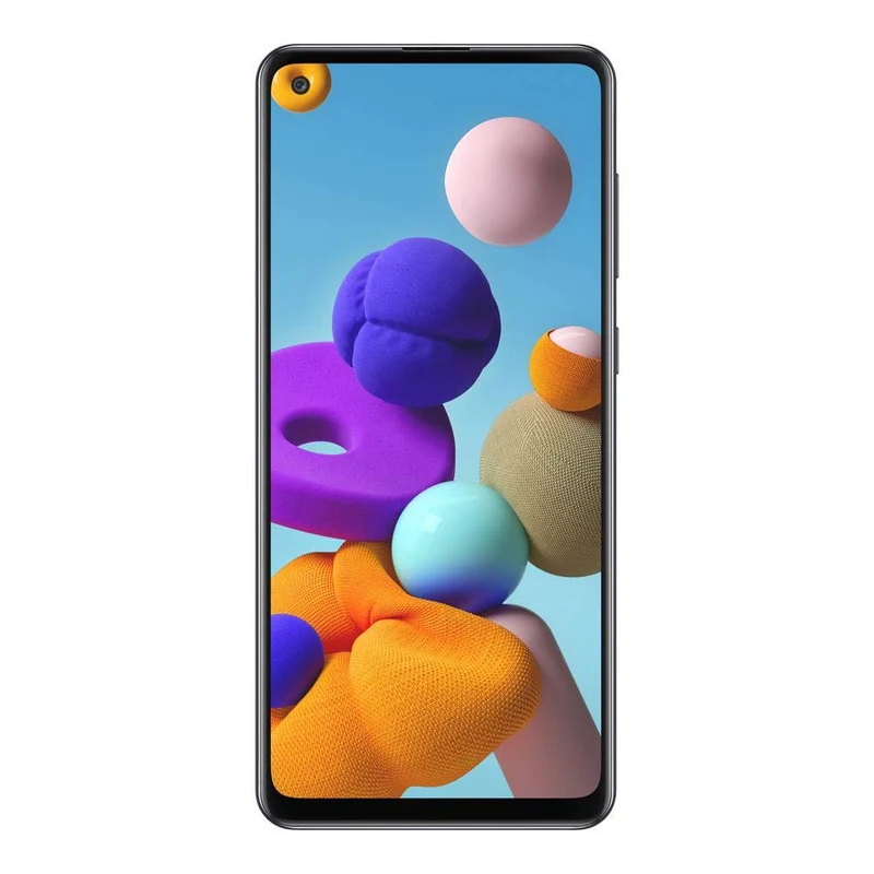 Samsung A217F Galaxy A21s 32 GB (Schwarz) ohne Simlock, ohne Branding, Schwarz, SM-A217FZKNEUB Deuts