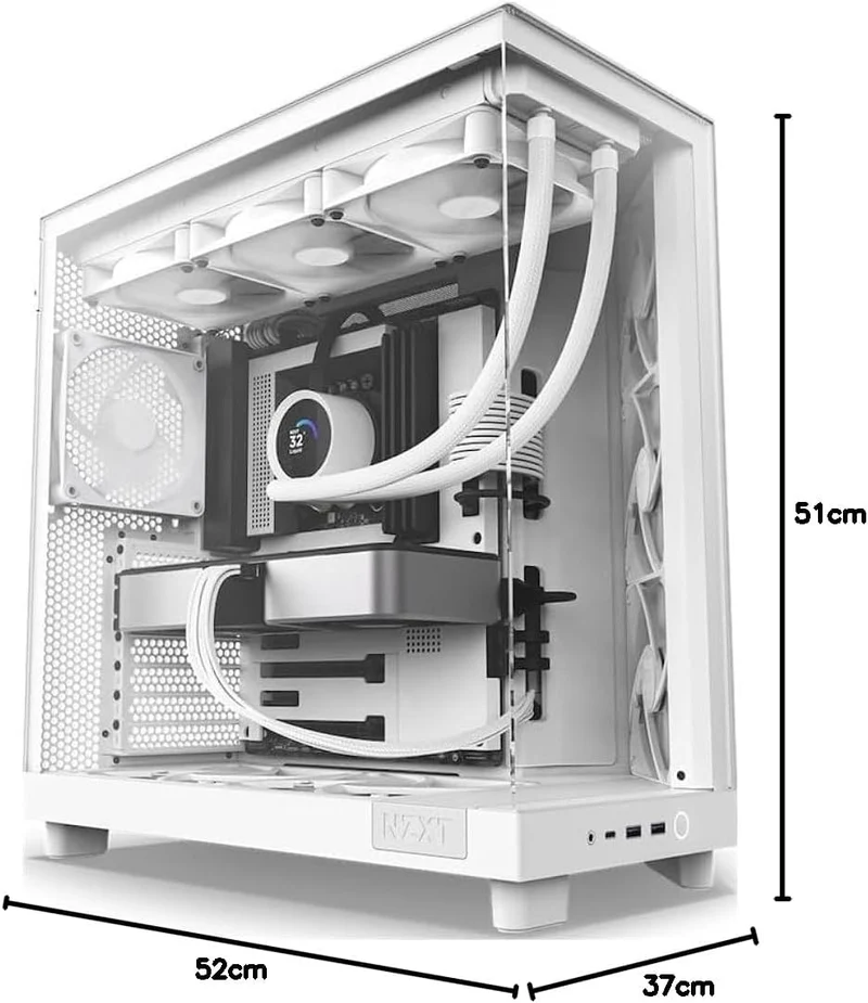 NZXT Tower-Gehäuse H6 Flow