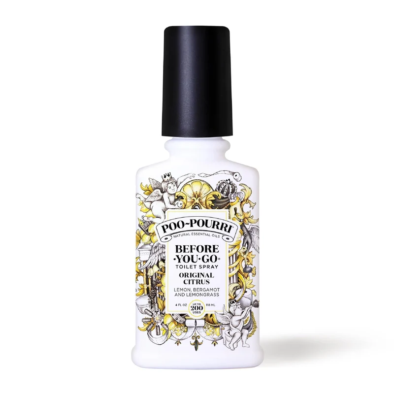Poo-Pourri Before-You-Go WC-Spray 4 oz weiss Original Citrus Scent 118 ml (1er Pack), Original Citru
