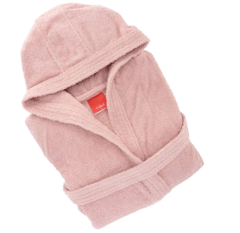 Gabel 09100 109 Erwachsene Bademantel, 100% Baumwolle 1x1x1 cm Rosa, Rosa