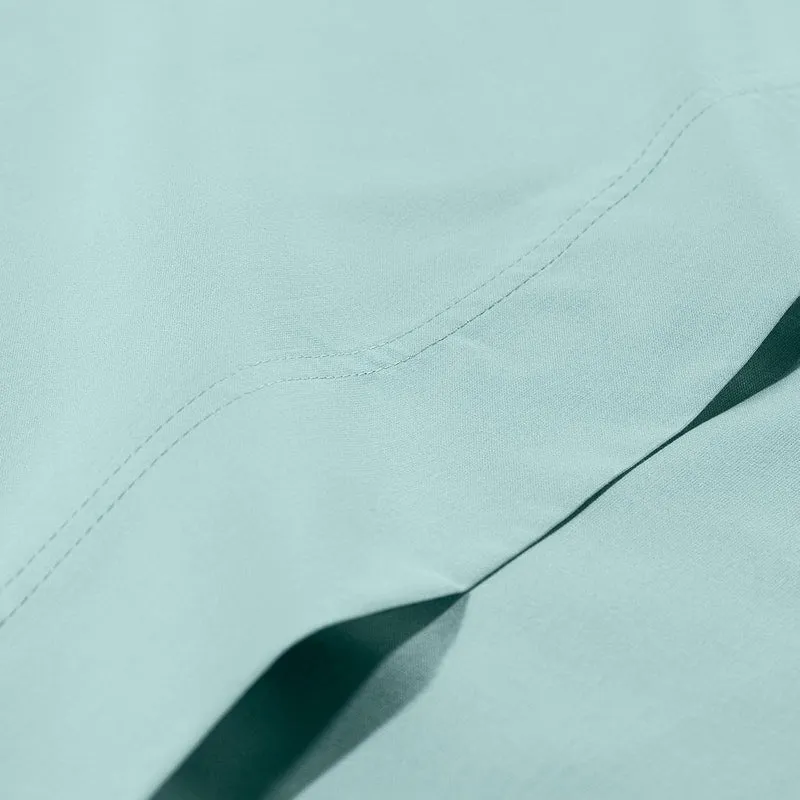 Caleffi Baumwolle, einfarbig, Bettwäsche, Wasser, Doppelbett 160 x 190 cm Aqua (Blau), 160 x 190 cm