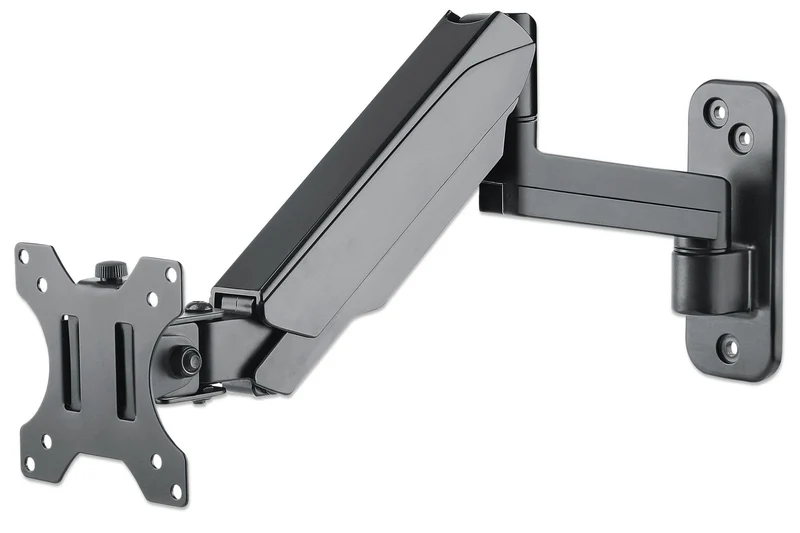 Manhattan 461610 Universal-Wandhalterung mit Gasdruckfeder für einen Monitor Halterungsarm mit Gasdr