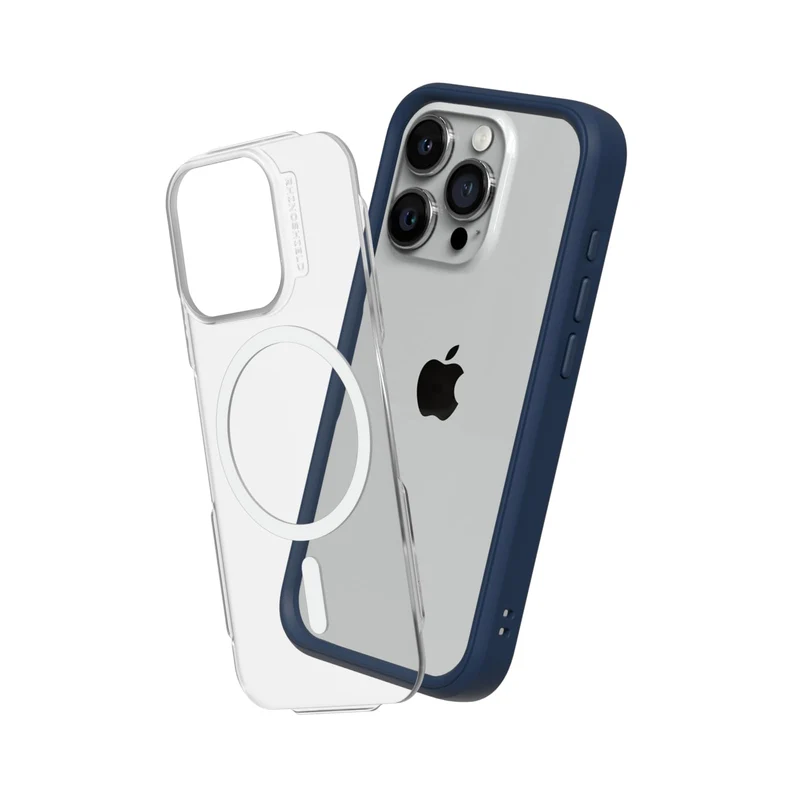 RhinoShield Modulares Case kompatibel mit MagSafe für [iPhone 15 Pro Max] | Mod NX - Überragender Ma