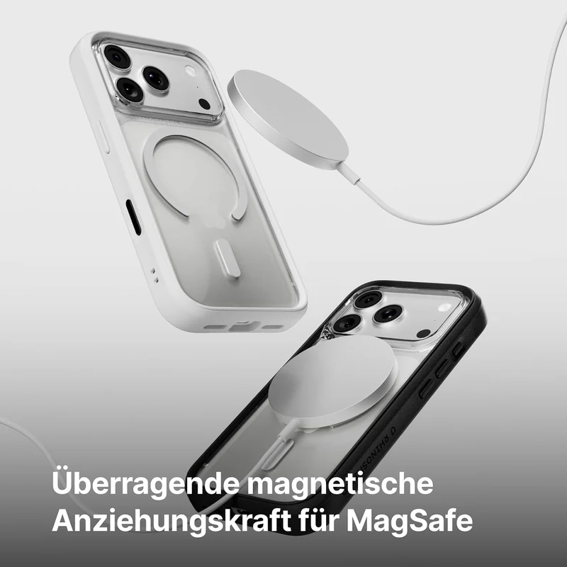 RhinoShield Modulares Case kompatibel mit MagSafe für [iPhone 15 Pro Max] | Mod NX - Überragender Ma